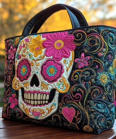 Eternal Fiesta Quilted Tote Bag