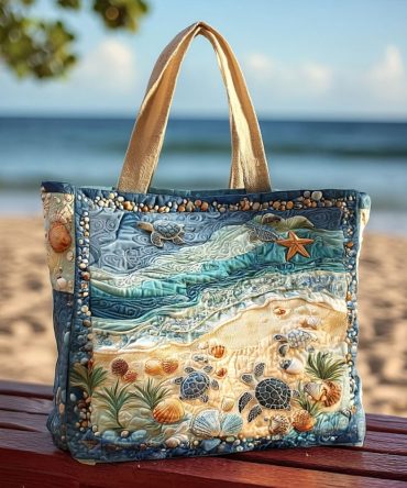 Flip-Flop Floater Quilted Tote Bag