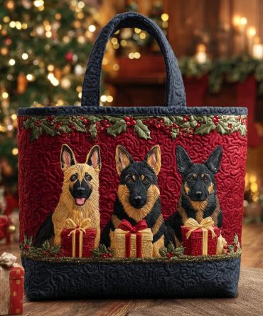 Gifted Shepherds Quilted Tote Bag