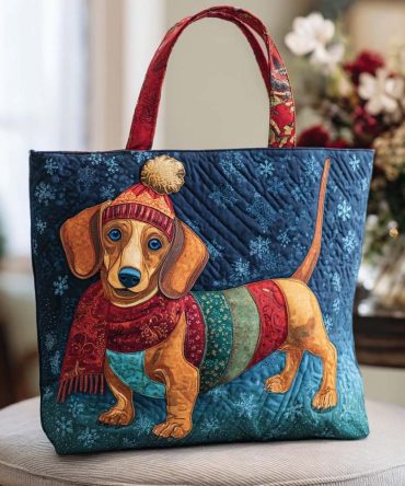 Happy Ears Quilted Tote Bag