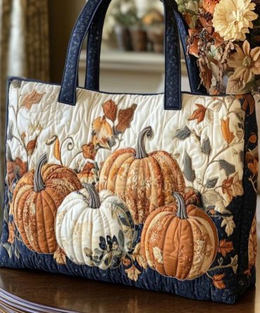 Harvest Lane Quilted Tote Bag