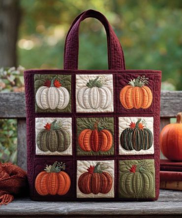 Hayride Days Quilted Tote Bag
