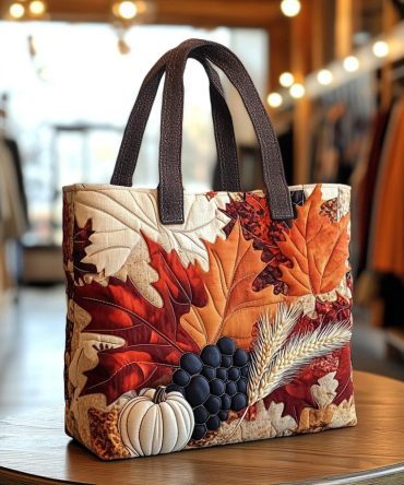 Hayride Dreams Quilted Tote Bag