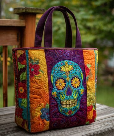 Heritage Flame Quilted Tote Bag