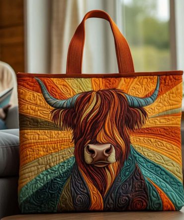 Highland Soul Quilted Tote Bag