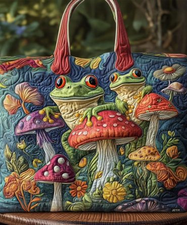 Hoppy Trails Quilted Tote Bag