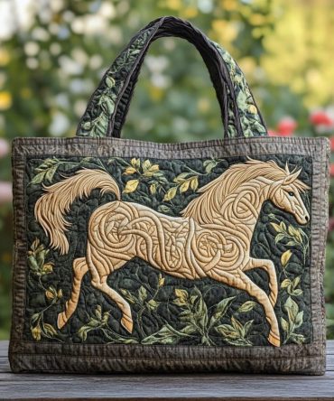 Horse Dream Quilted Tote Bag
