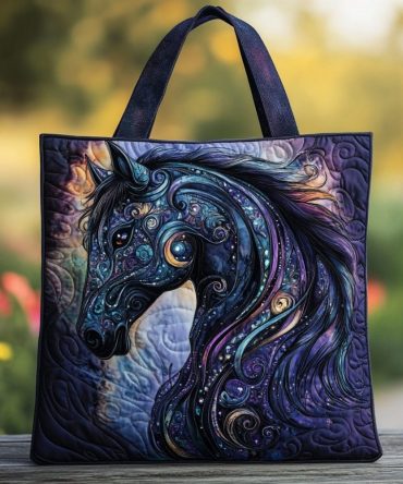 Horse Spirit Quilted Tote Bag