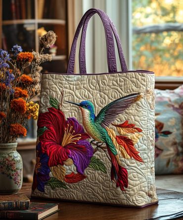 Hover Charm Quilted Tote Bag