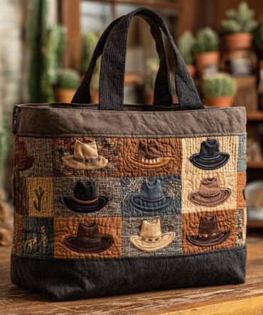 Howdy Harmony Quilted Tote Bag