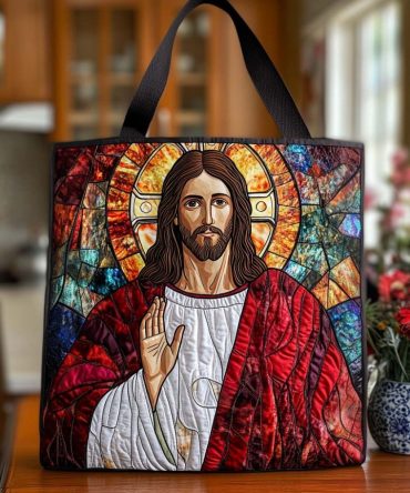 Jesus Hope Always Quilted Tote Bag