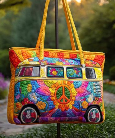 Joyful Miles V2 Quilted Tote Bag