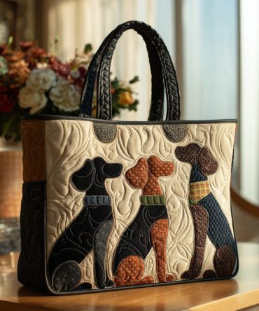 Loyal Companions Quilted Tote Bag