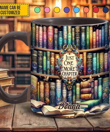 Just One More Chapter - Personalized Book Accent Mug