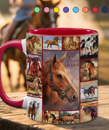Love Horses - Horse Accent Mug