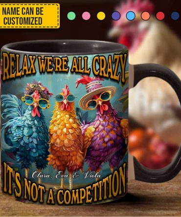 Chicken Accent Mug - Personalized Accent Mug