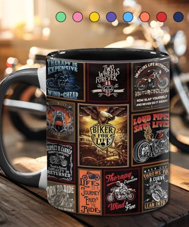 Vintage Biker Collection Accent Mug