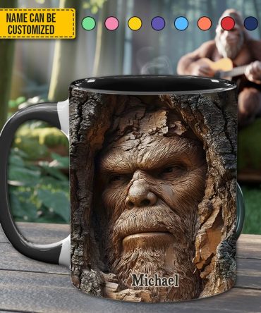Forest Guardian – Personalized Bigfoot Accent Mug