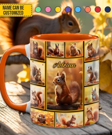 Squirrel Collection - Personalized Accent Mug