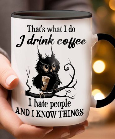 That'S What I Do - Owl Accent Mug