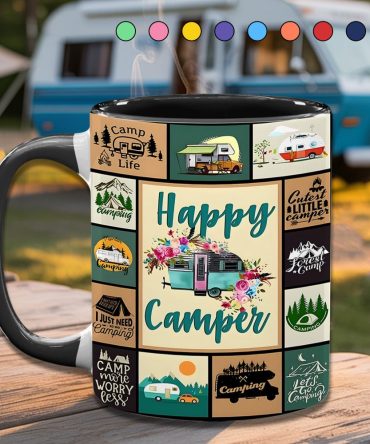 Happy Camper - The Camping Vintage Collection Accent Mug