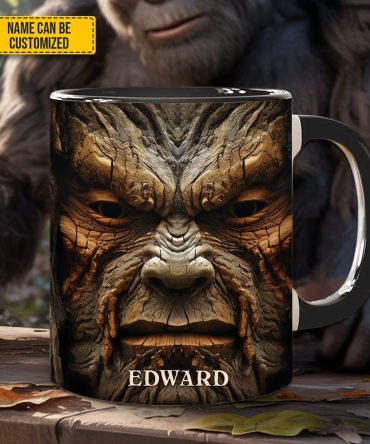 Bigfoot Saw Me - Personalized Bigfoot Accent Mug