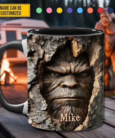 Legendary Bigfoot – Personalized Funny Accent Mug
