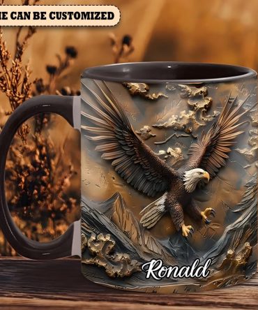 Love Eagle - Personalized Eagle Accent Mug
