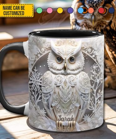 Love Owl - Personalized Accent Mug