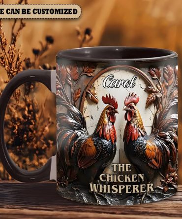 The Chicken Whisperer  - Personalized Chicken Accent Mug
