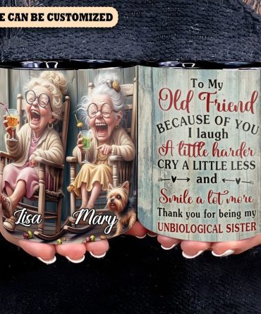 Old Women - Personalized Hippie Accent Mug