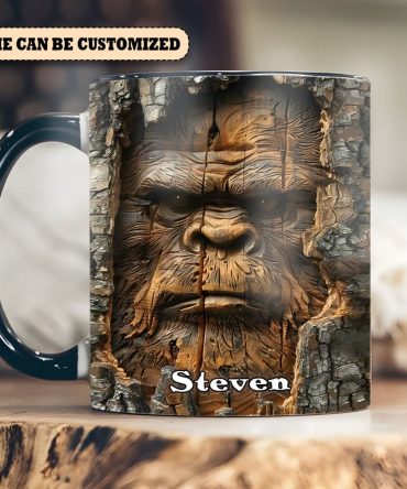 Sasquatch Personalized Accent Mug