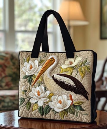 Magnolia Pelican Skies Quilted Tote Bag