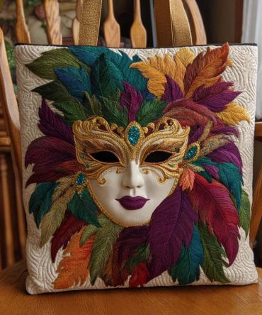 Mardi Spark Quilted Tote Bag