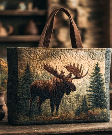 Misty Creek Quilted Tote Bag