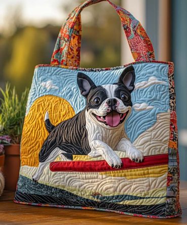 Morning Run Quilted Tote Bag