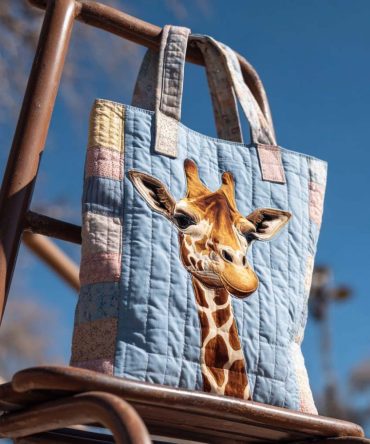 Natures Lookout Quilted Tote Bag