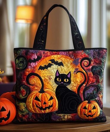 October Chill Quilted Tote Bag