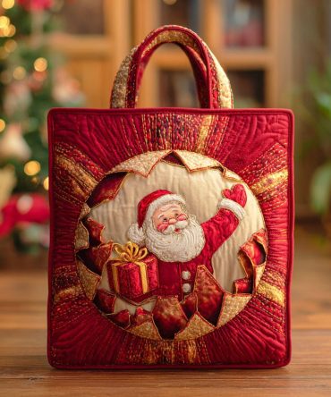 Ornament Breaker Quilted Tote Bag