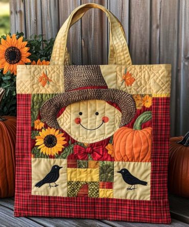 Patchfield Smile Quilted Tote Bag