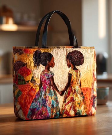 Patchwork Love Quilted Tote Bag