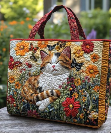 Paw Haven Quilted Tote Bag