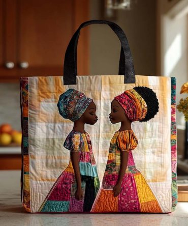 Peaceful Play Quilted Tote Bag