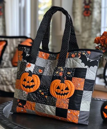 Phantom Trail Quilted Tote Bag