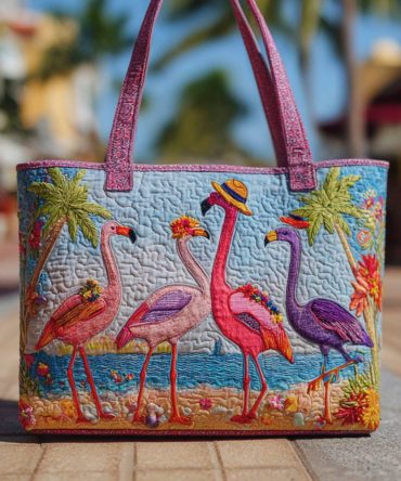 Pinkie Promise Quilted Tote Bag