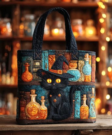 Potion Keeper Quilted Tote Bag