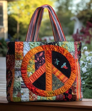 Quiet Power Quilted Tote Bag