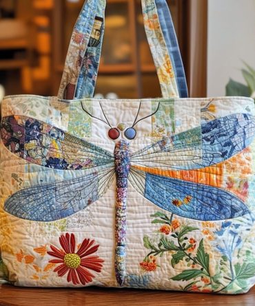 Radiant Glider Quilted Tote Bag