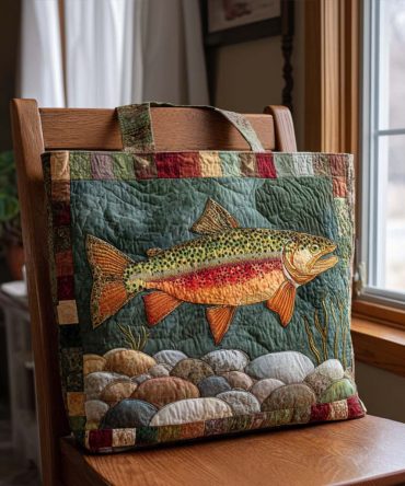 River Keeper Quilted Tote Bag