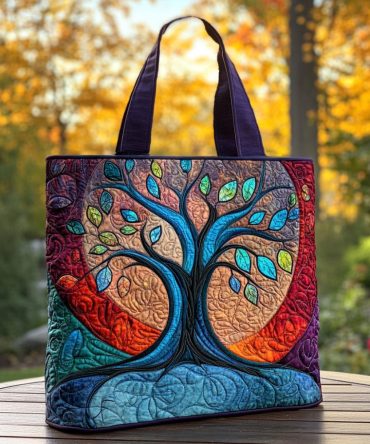 Rooted Soul Quilted Tote Bag